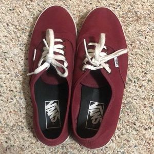 Maroon Vans